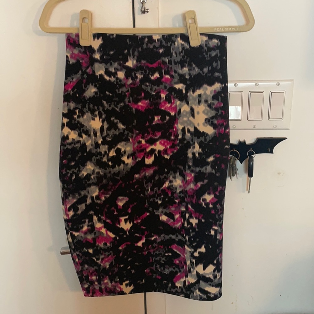 Aqua Stretchy Pencil Skirt